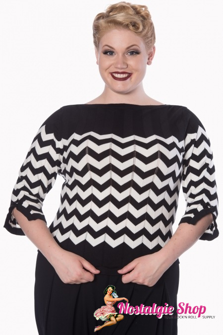 Banned Stricktop Vanilla  - Plussize nur Gr. 4XL