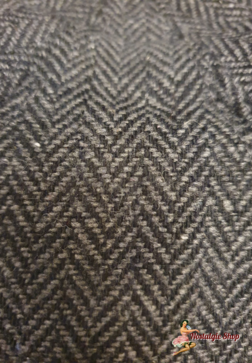 G&H - Fischgräten Flat Cap Grau
