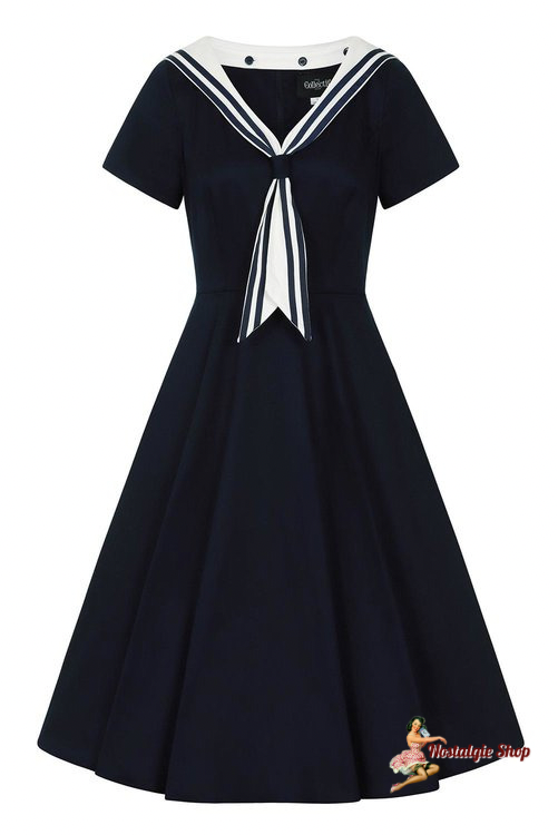 Collectif - Nene Sailor Swing Dress