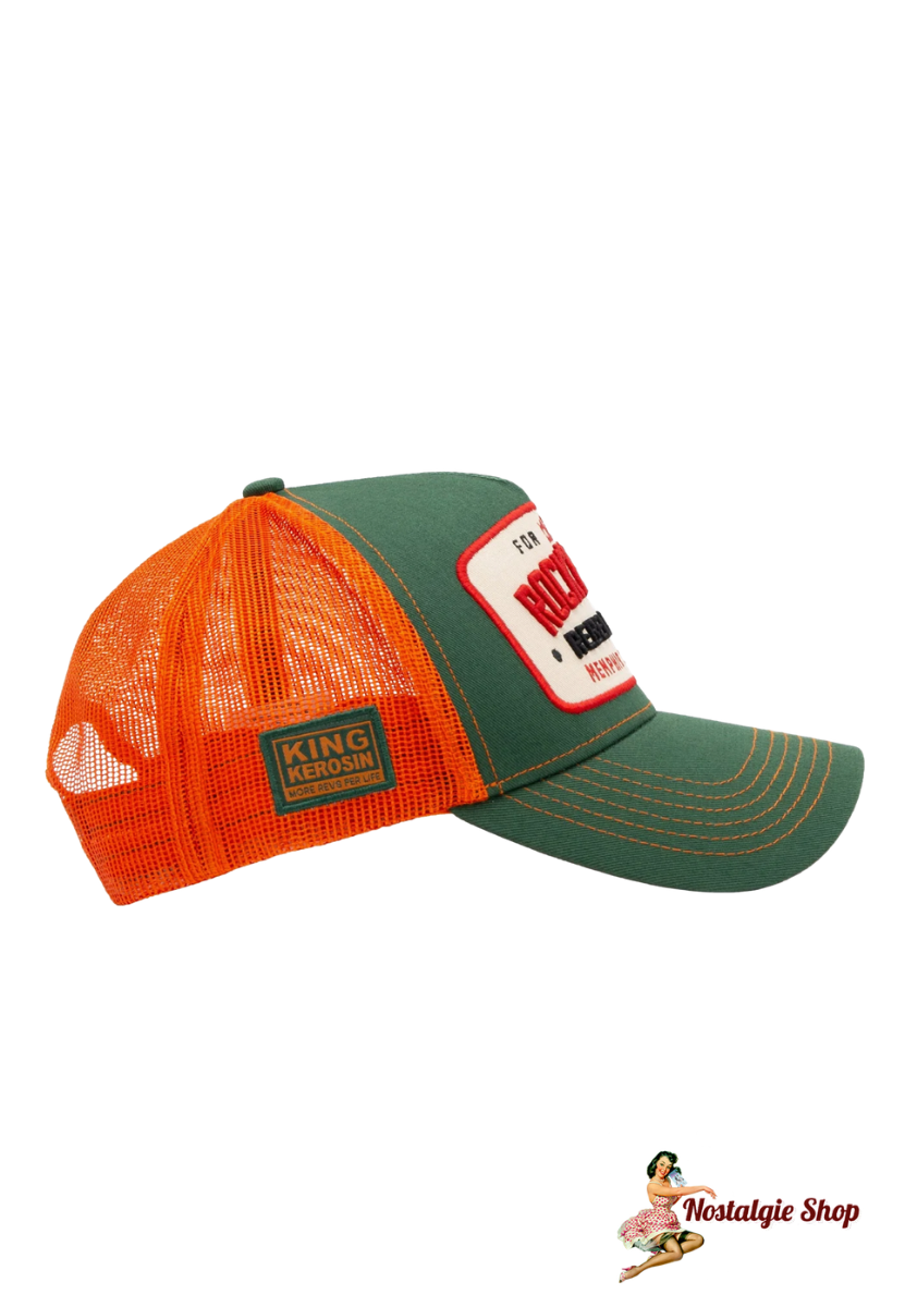 King Kerosin - Trucker Cap 'Forever Rock'n'Roll' in Grün