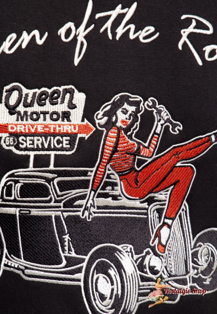 Queen Kerosin - COLLEGE SWEATJACKE »QUEEN OF THE ROAD«