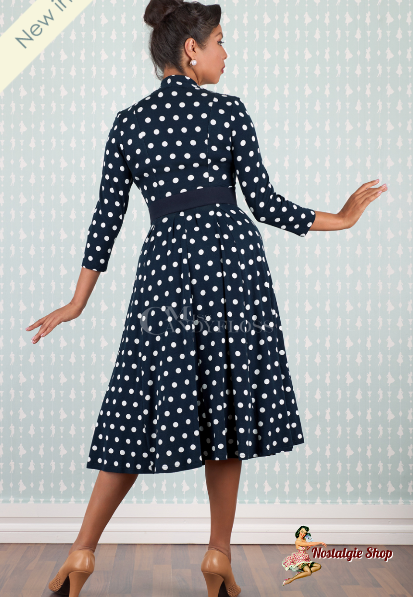 Miss Candyfloss - Cloudia-Lee Classic polka dot stretch dress