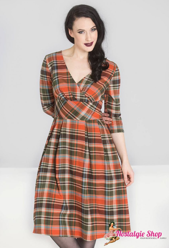 Hell Bunny Oktober Swingkleid