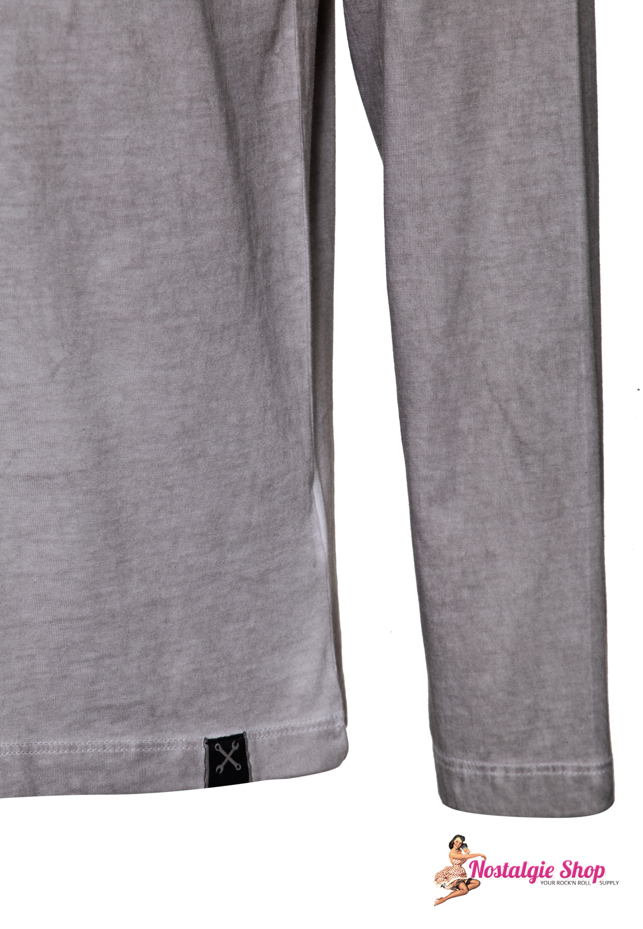 King Kerosin - inside oilwashed Longsleeve Hemd - Motor Service Speedshop