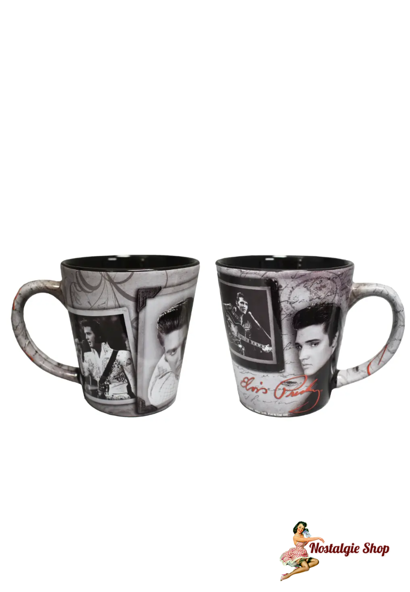 Direkt aus Memphis - Elvis Tasse Frames With Letter