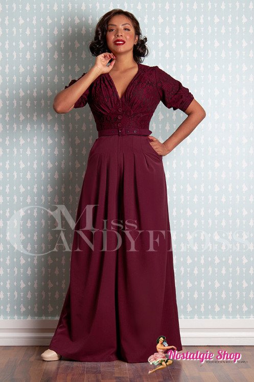 Miss Candyfloss Spitzen Jumpsuit - Fransisca-Bo