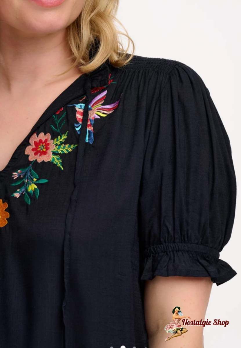 Sugarhill Brighton - Angelique Shirred Top