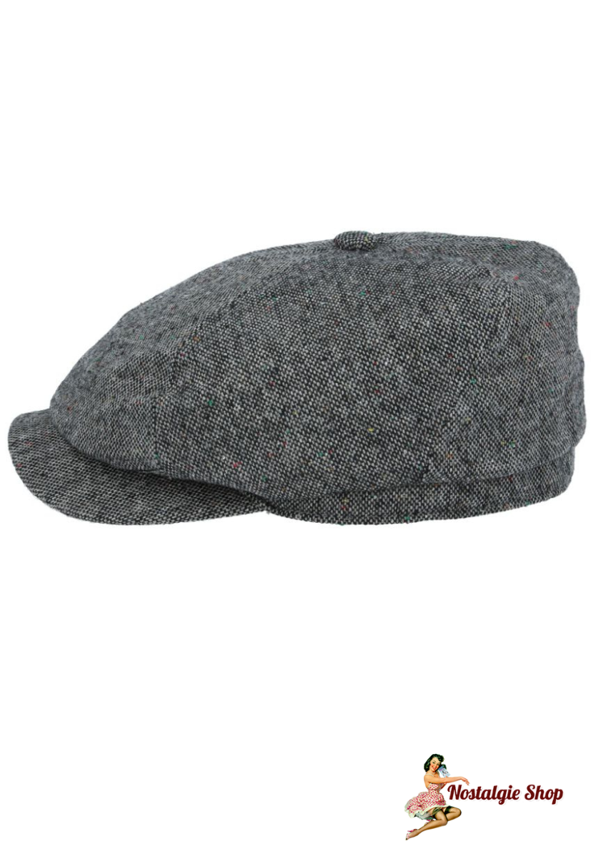 Maz - Salt & Pepper Flat Cap