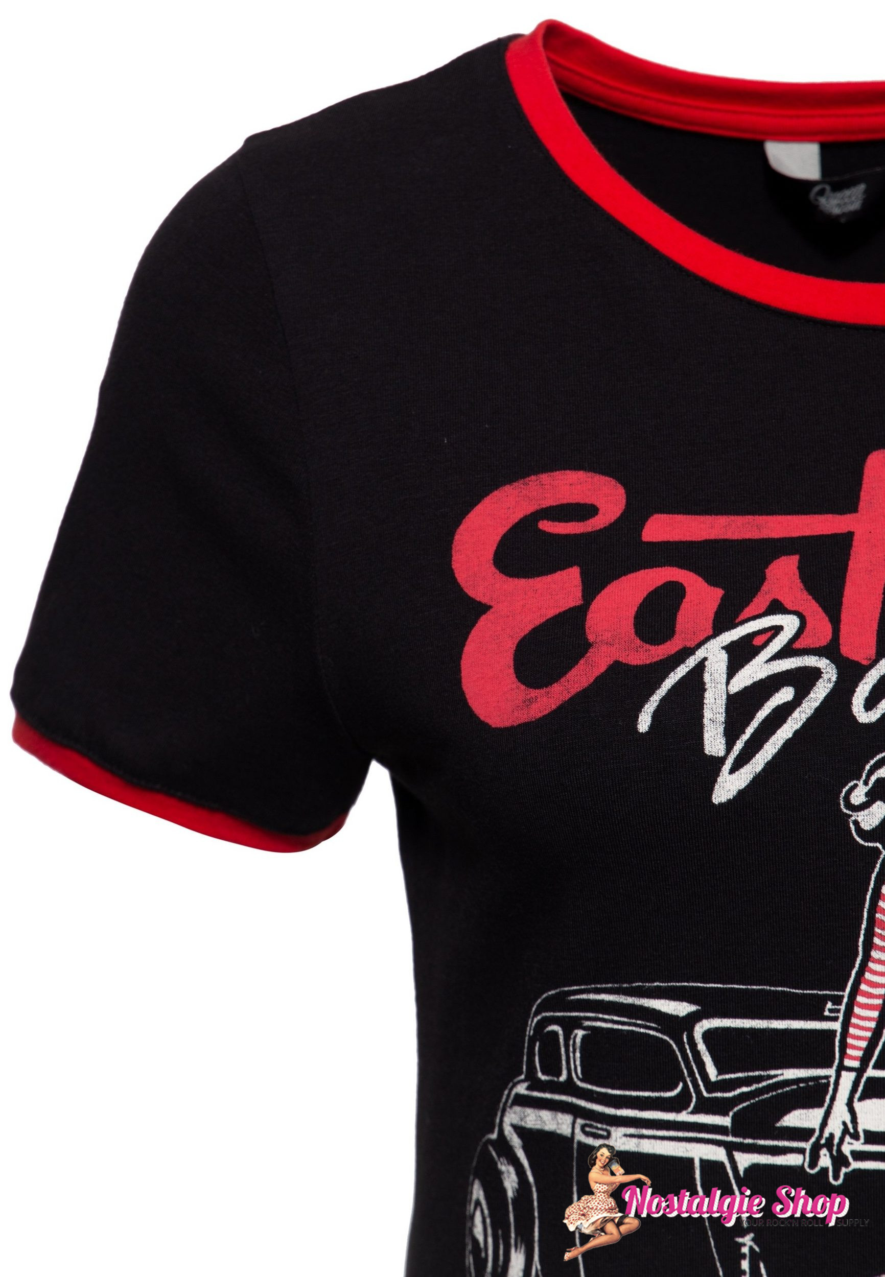Queen Kerosin - Damen Vintage T-Shirt - East Side Babe