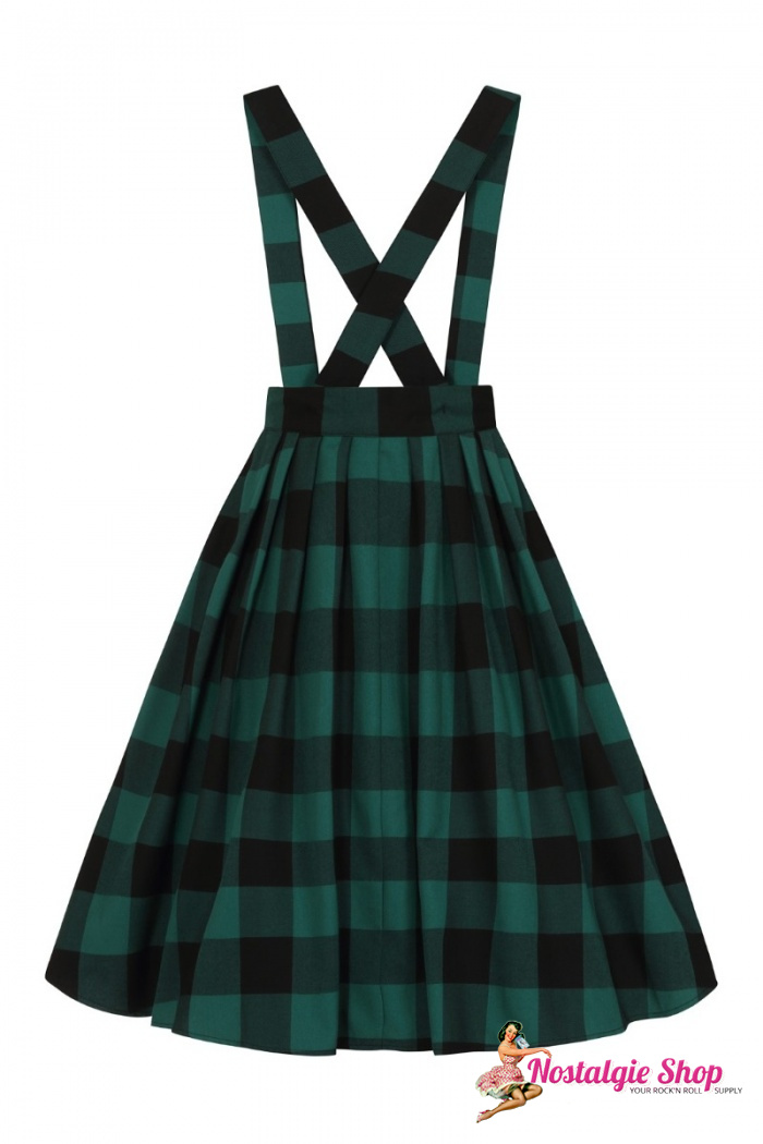Hell Bunny Teen Spirit Pinafore Swingrock mit Trägern
