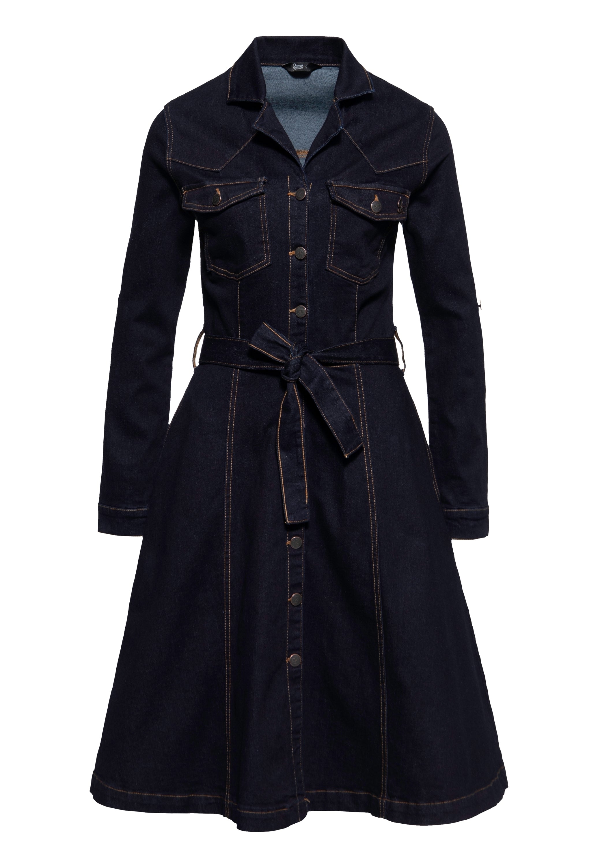 Queen Kerosin - WORKWEAR SWING KLEID Q Crown