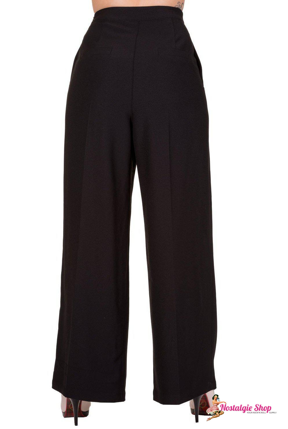 Banned Marlene Hose "Full Moon" - schwarz
