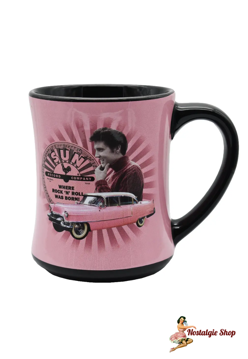 Direkt aus Memphis - Sun Record Tasse - Elvis Pink