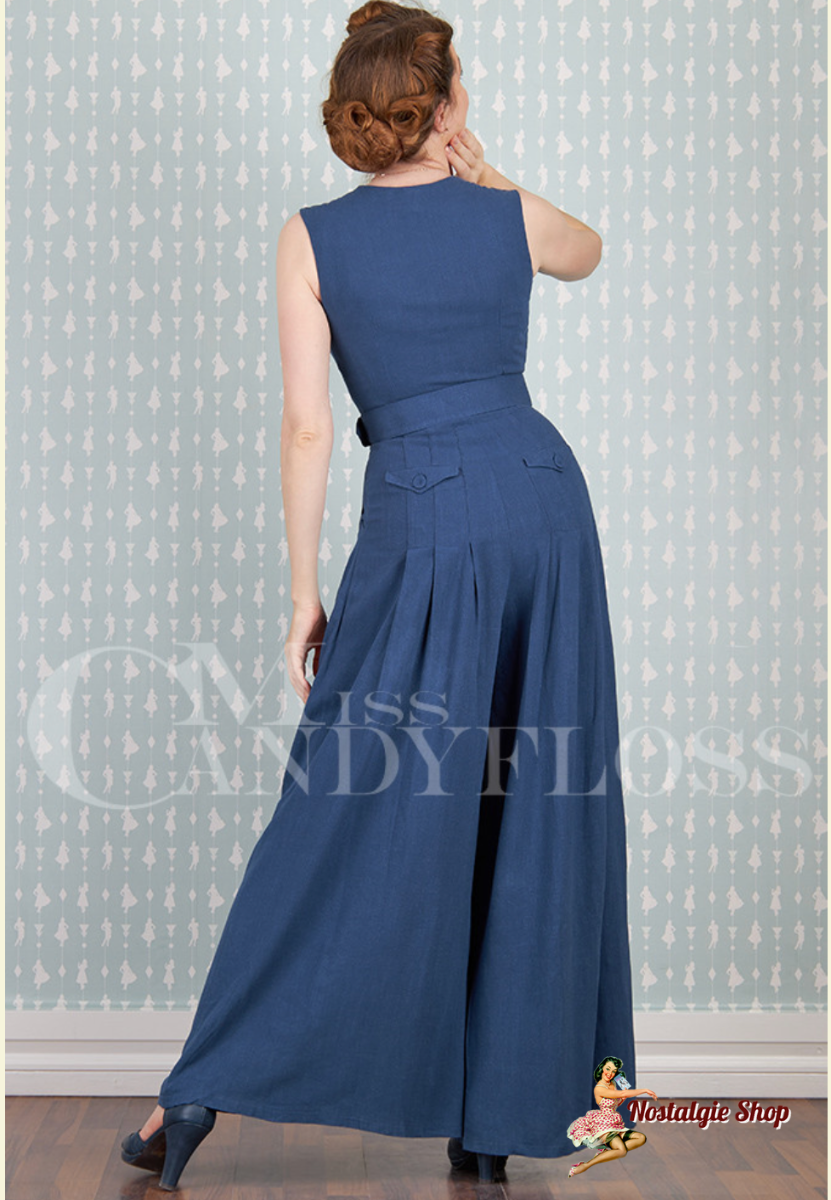 Miss Candyfloss - Zuzanne-Lee jumpsuit Navy