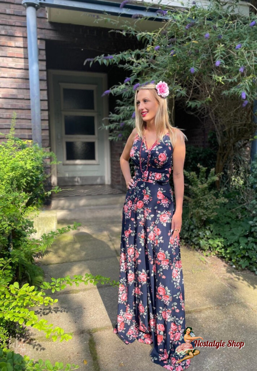 Miss Candyfloss - Giordana-Lee floral palazzo jumpsui