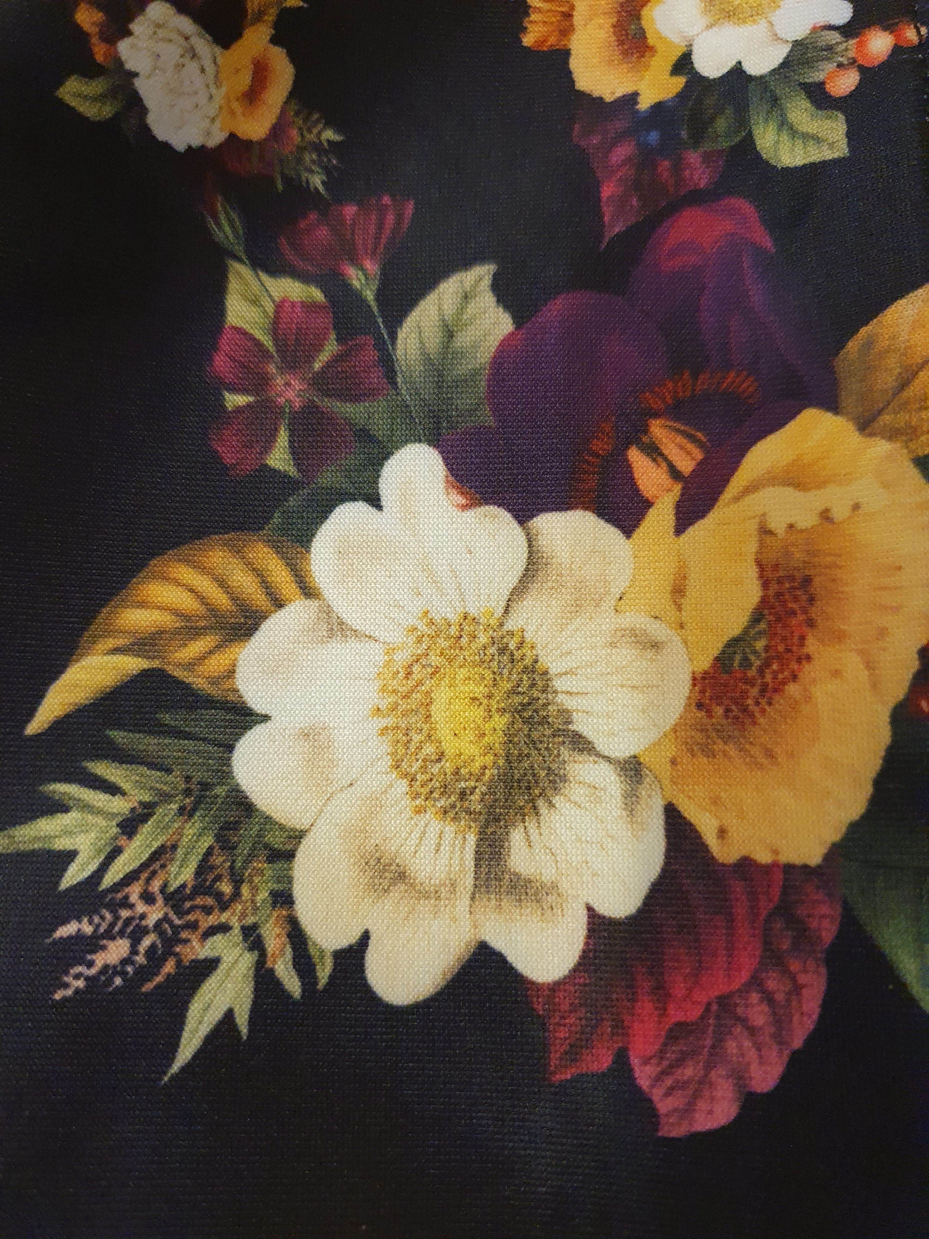 Dolly & Dotty - Scarlette Black & Yellow Floral Swingdress