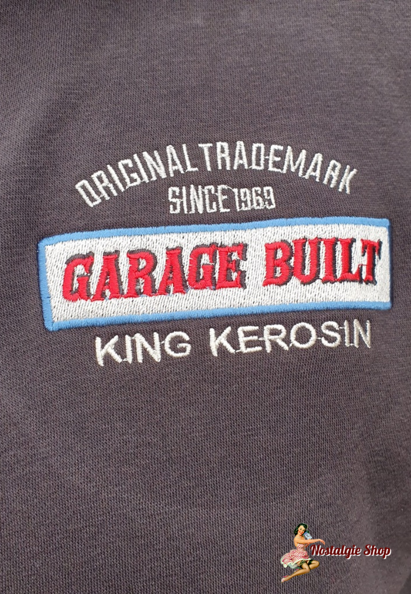 King Kerosin - SWEATJACKE MIT KAPUZE »GARAGE BUILT«