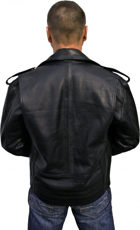 The Wild One  - Antik Biker Lederjacke Brando Style Rindsleder