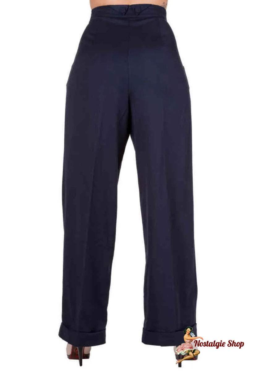 Banned - Hidden away  Marlenehose - Blau