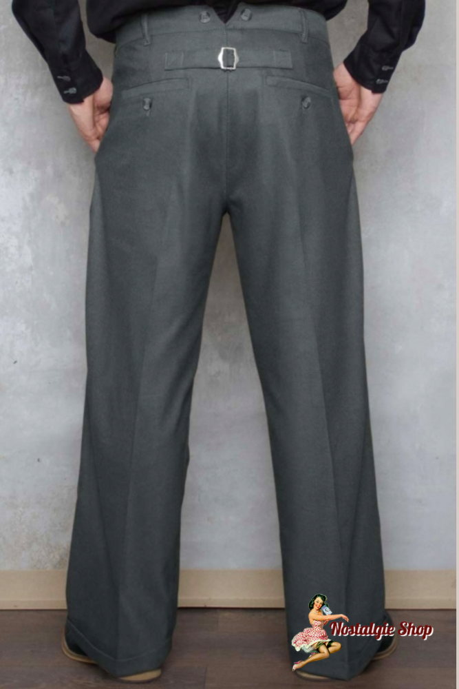Rumble59 - Vintage Loose Fit Pants New Jersey grau