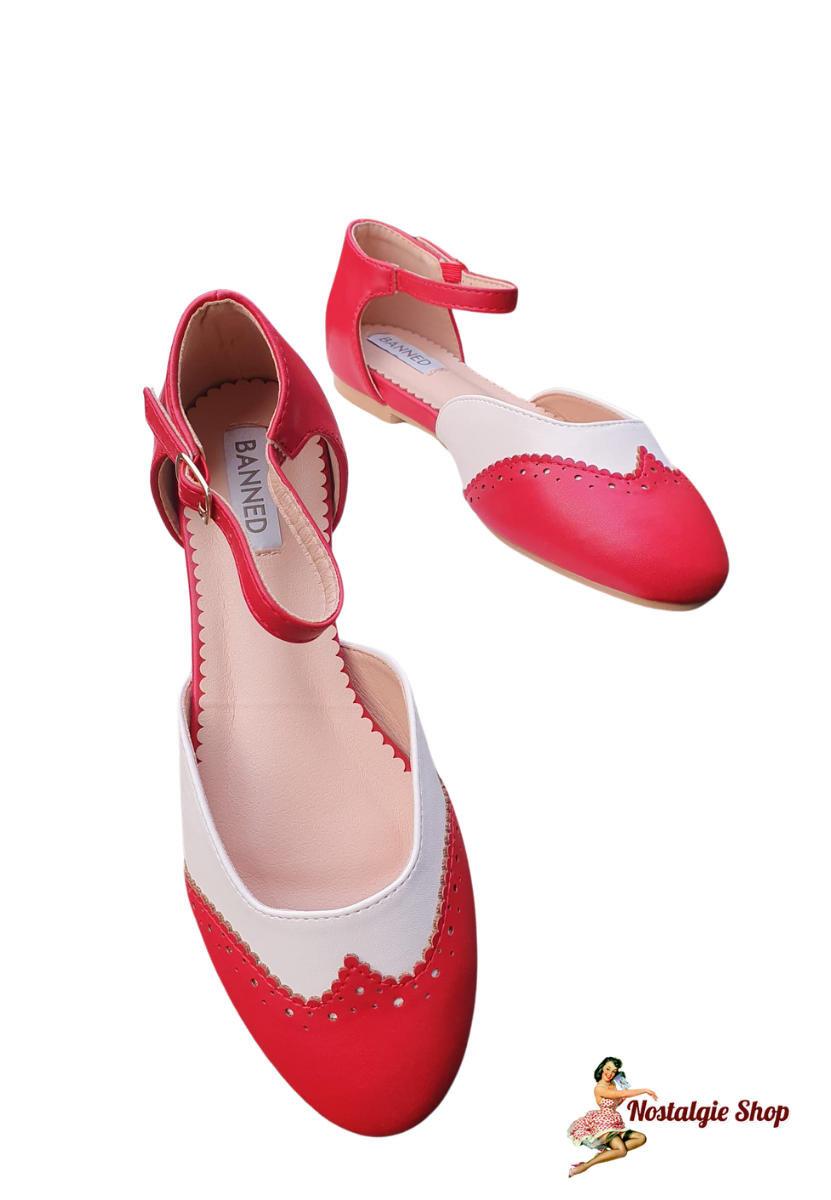 Banned - Dapper Dancemates Ballerinas Rot