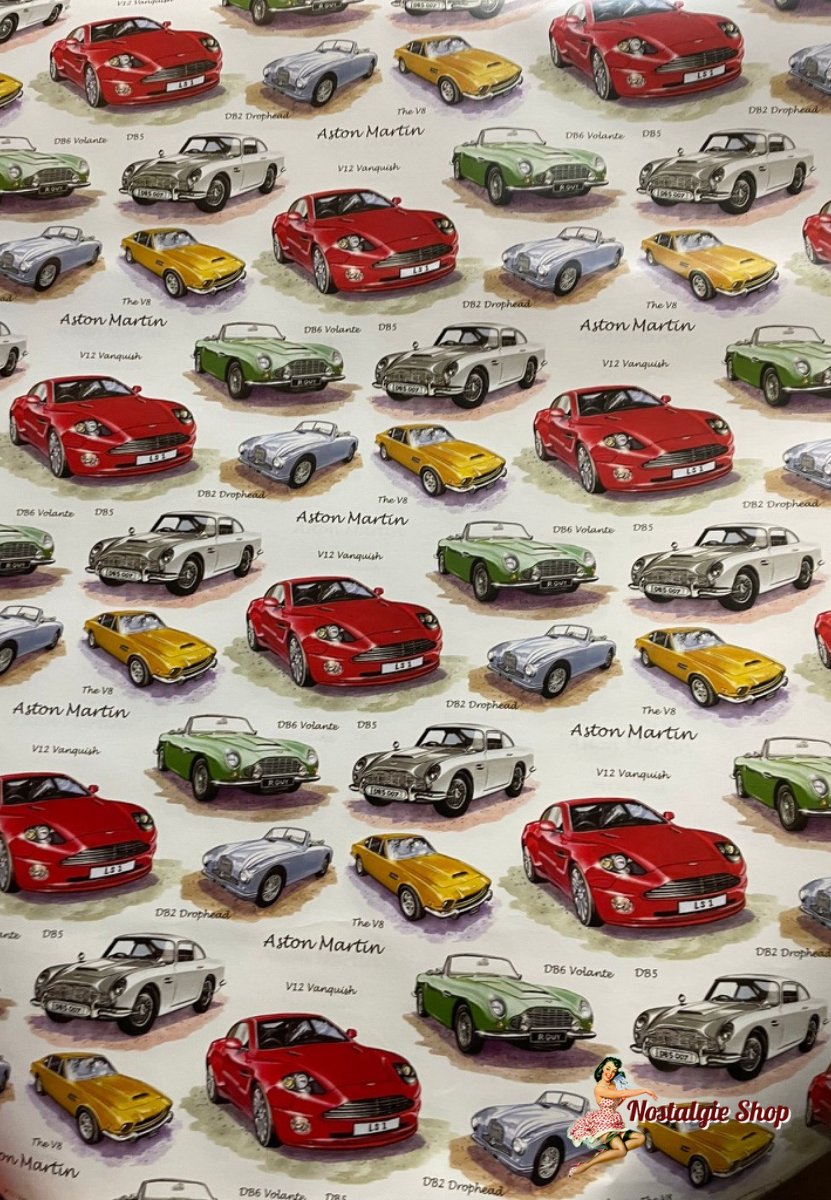 Geschenkpapierbögen - ,Käfer,US Car,Gitarren,Bike,Vintage Mode,Verschiedene Motive