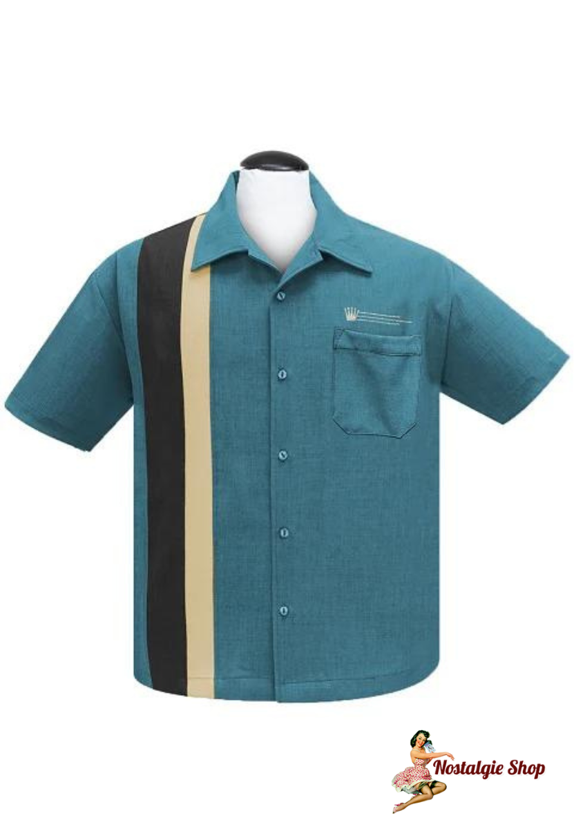 Steady Clothing - The Alexander in Teal/Black/Moss