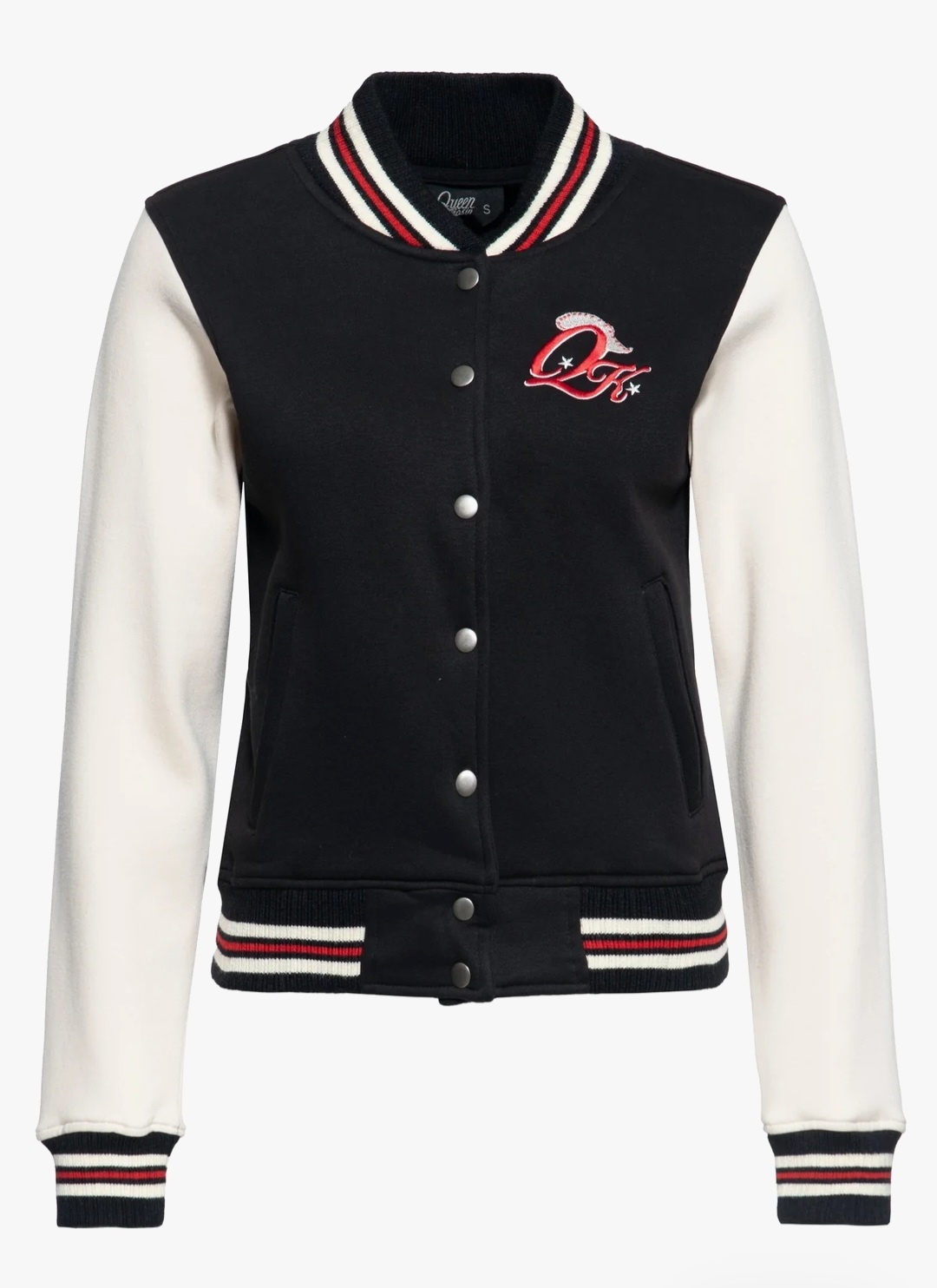 Queen Kerosin - College Sweatjacke «Rebel at Heart»