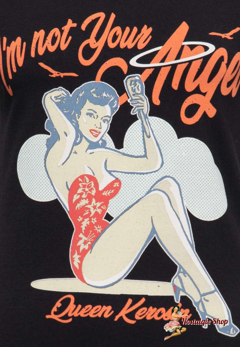 Queen Kerosin - PRINT T-SHIRT »I´M NOT YOUR ANGEL«