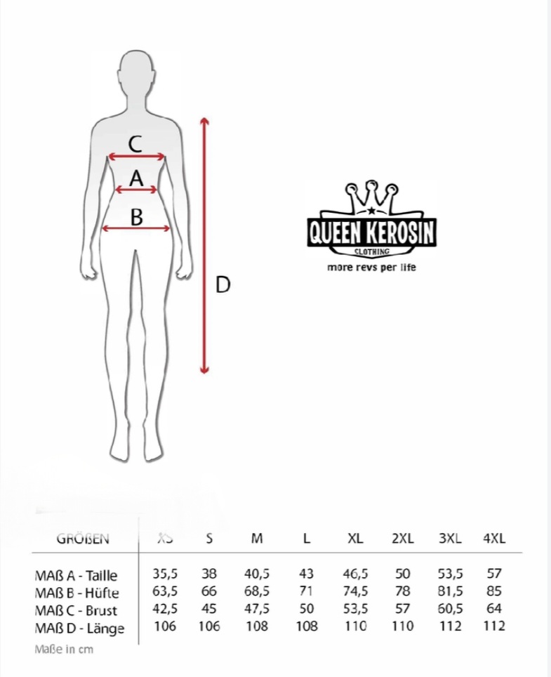 Queen Kerosin - Checked Dress Red & Off White