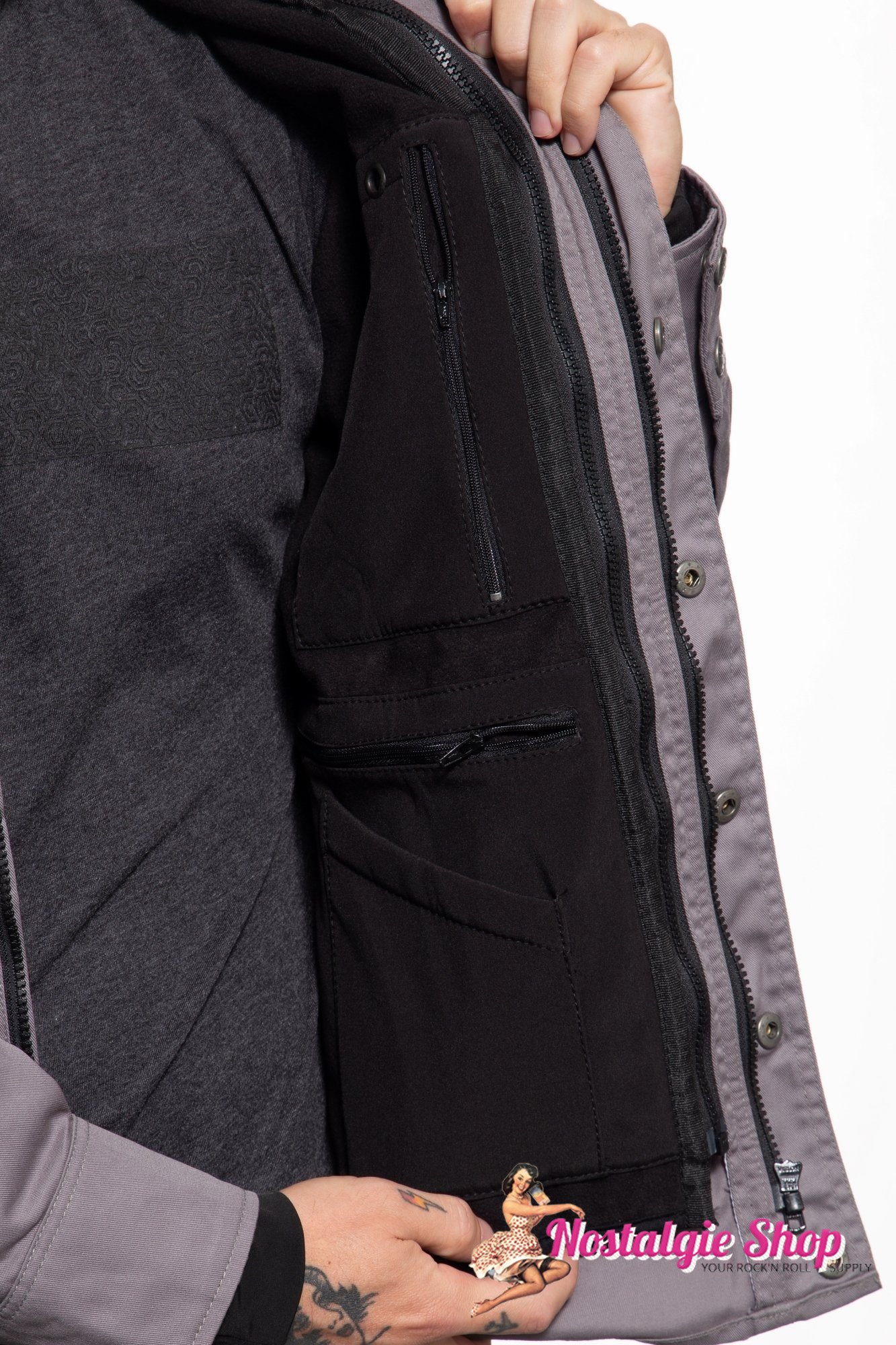 King Kerosin - Funktionshemd/jacke mit Softshell Innenfutter - El Caballero