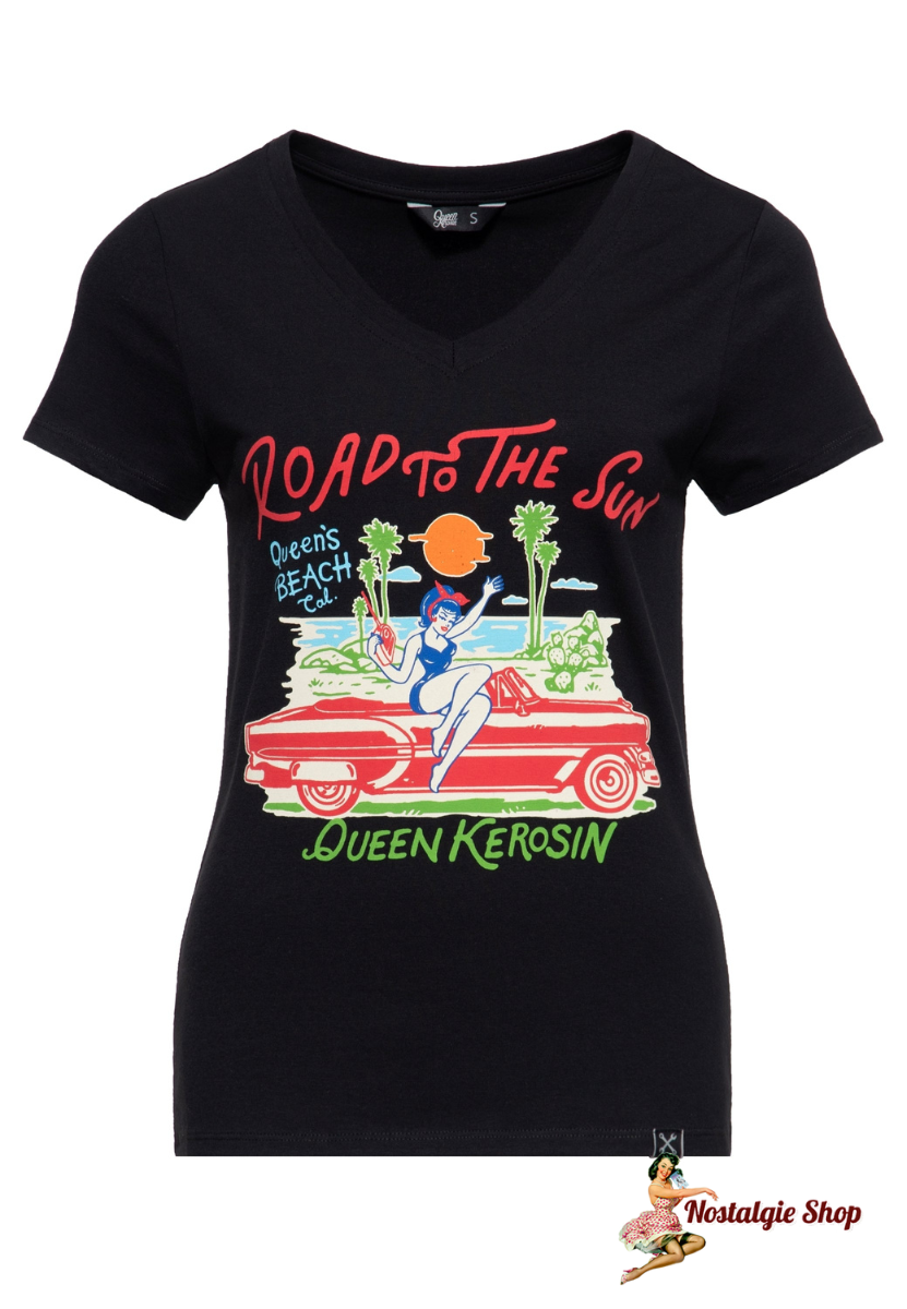 Queen Kerosin - T-Shirt «Road To The Sun»