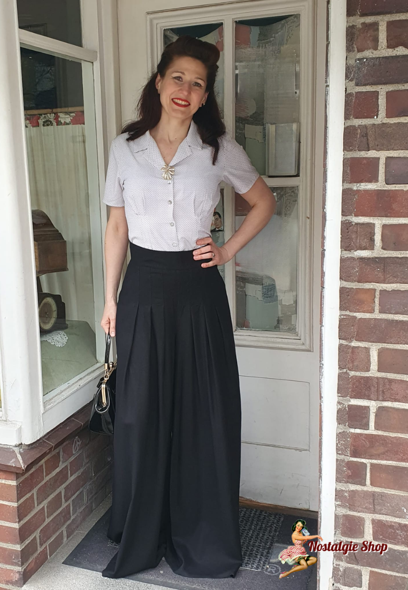 Miss Candyfloss - Harper-Lou Linen palazzo pants, Summer Sale