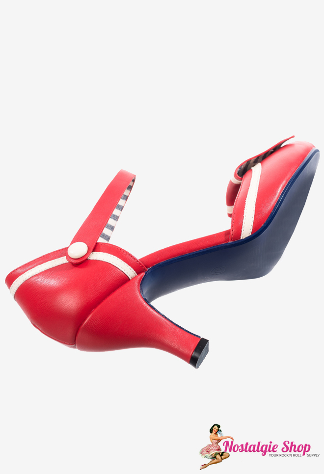Banned Sailor Pumps rot - nur noch Gr. 39 -