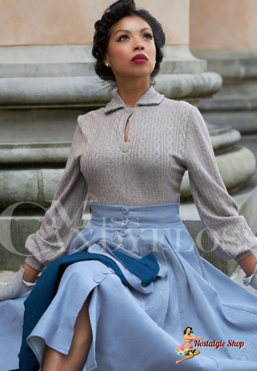 Miss Candyfloss - Cressida-Lee Swing skirt with buttons