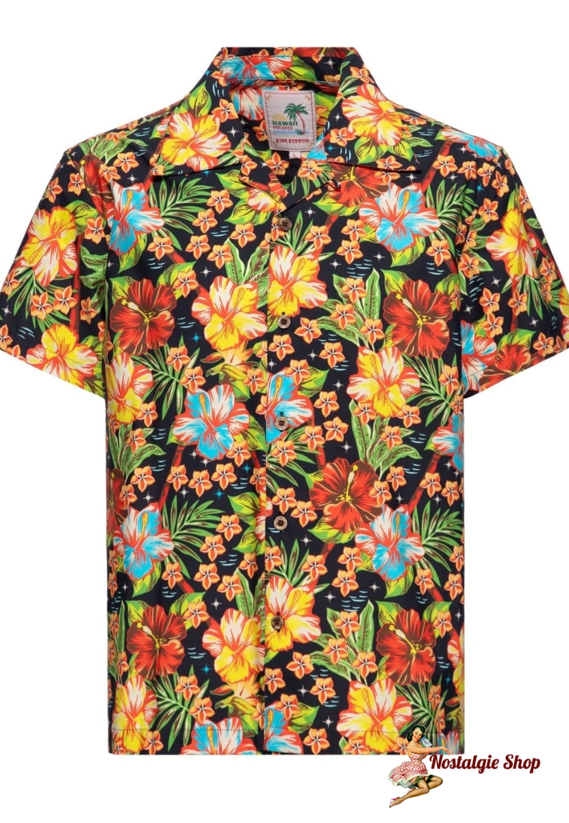 King Kerosin - HAWAII HEMD «HULA GIRL»