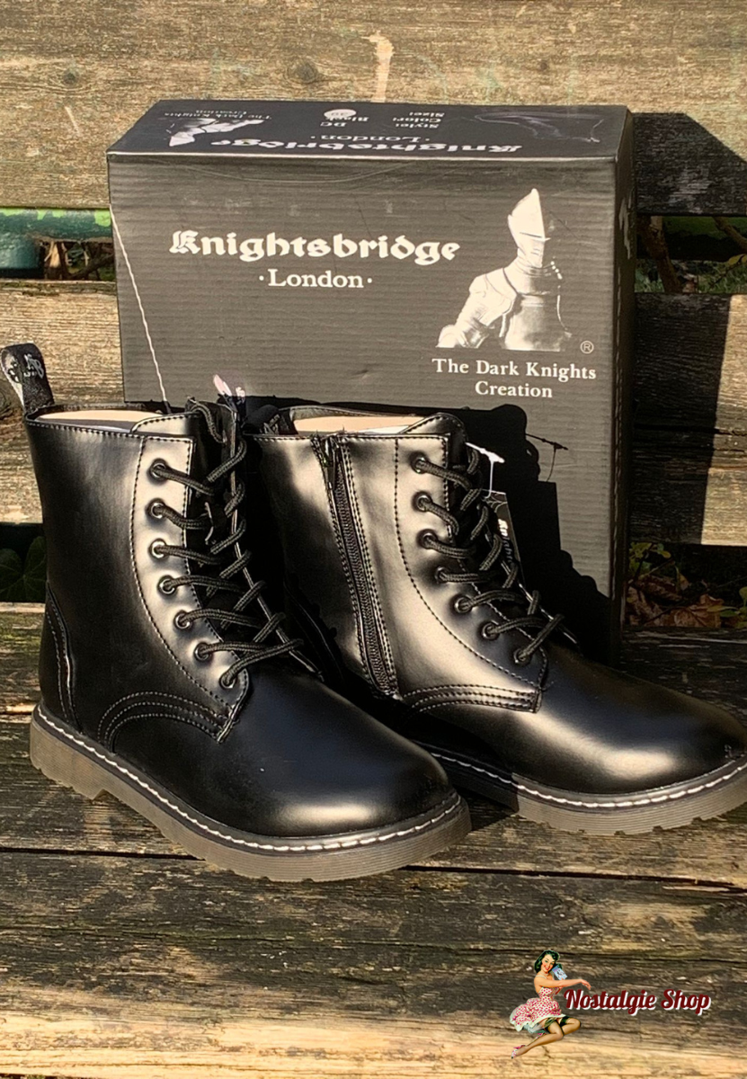 4 Farben Knightsbridge London - Dark Creationz 7 Loch DC Boots