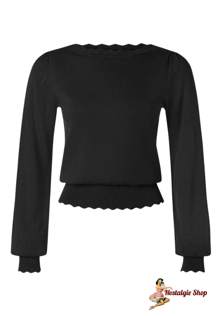 Banned - Scarlet Pullover grün & magenta