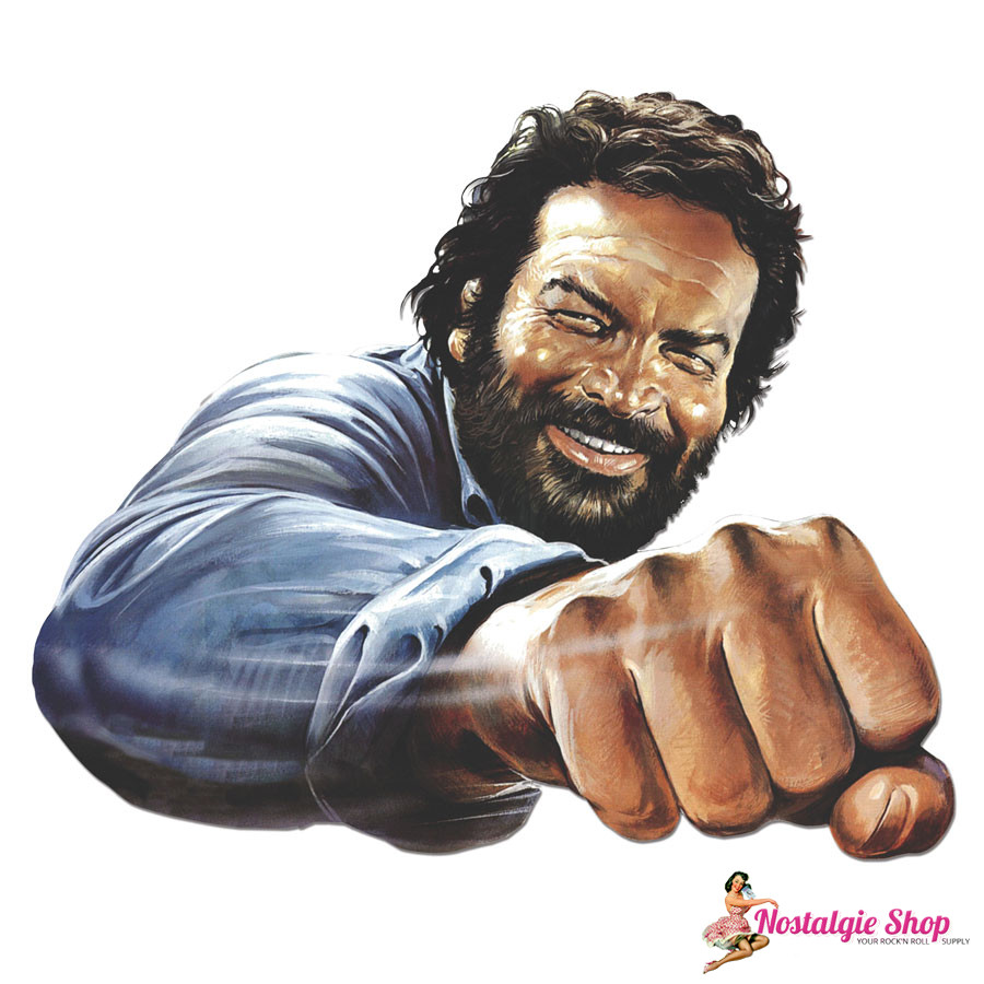 BFB 3D Blechschild Bud Spencer & Terence Hill -  Bud Spencer's Faust