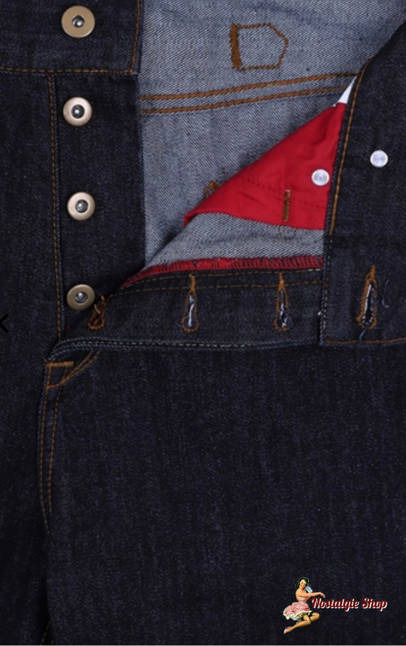 Collectif - Eddie 40s Jeans, New all size