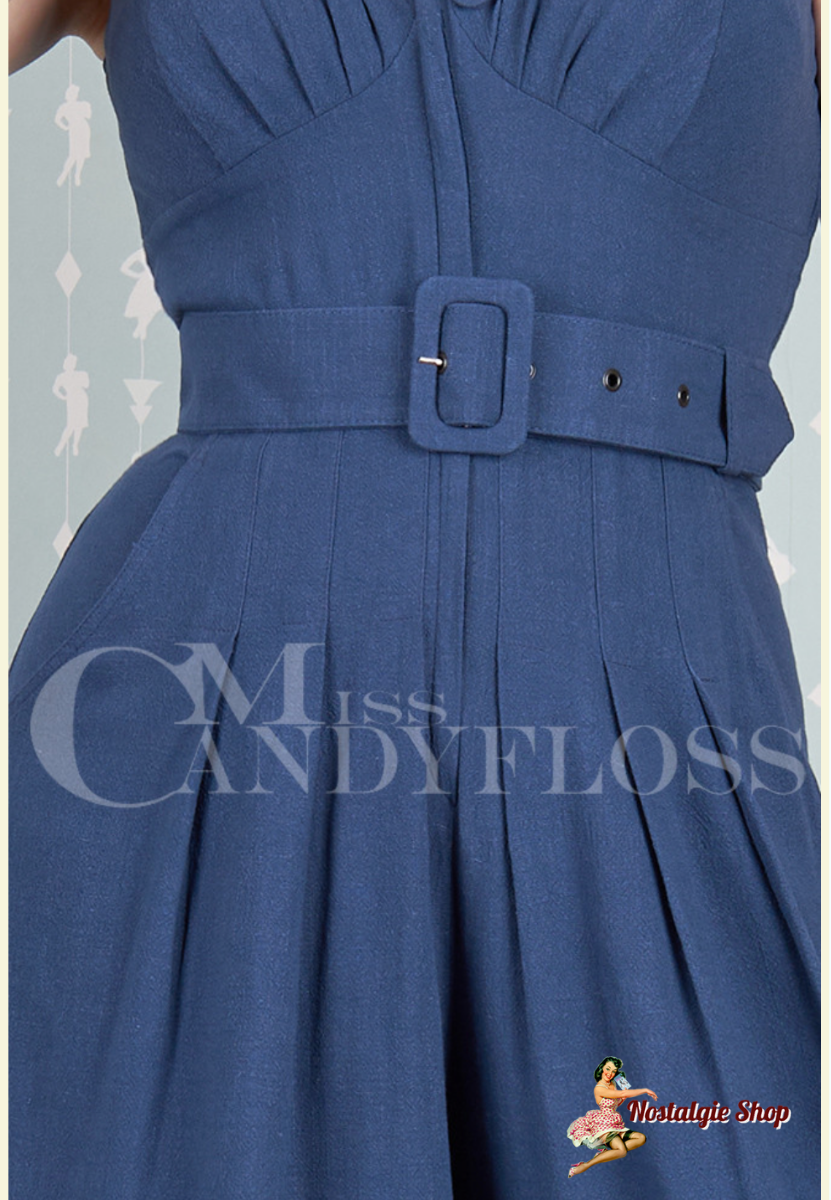 Miss Candyfloss - Zuzanne-Lee jumpsuit Navy