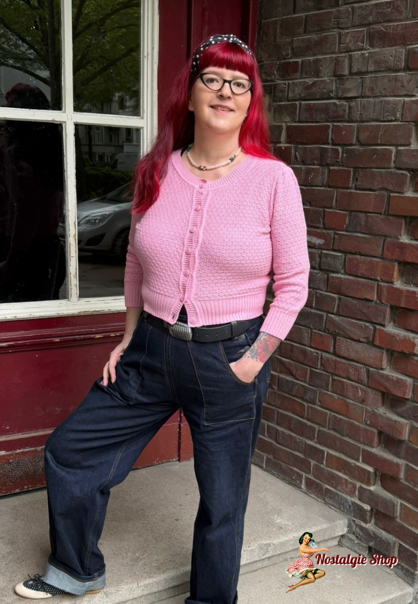 Mak - Strickjacke 3/4 Arm verschiedene Farben