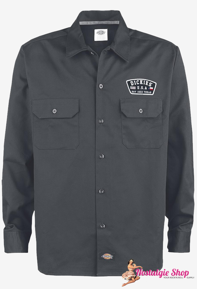 Dickies Workshirt Minersville schwarz S