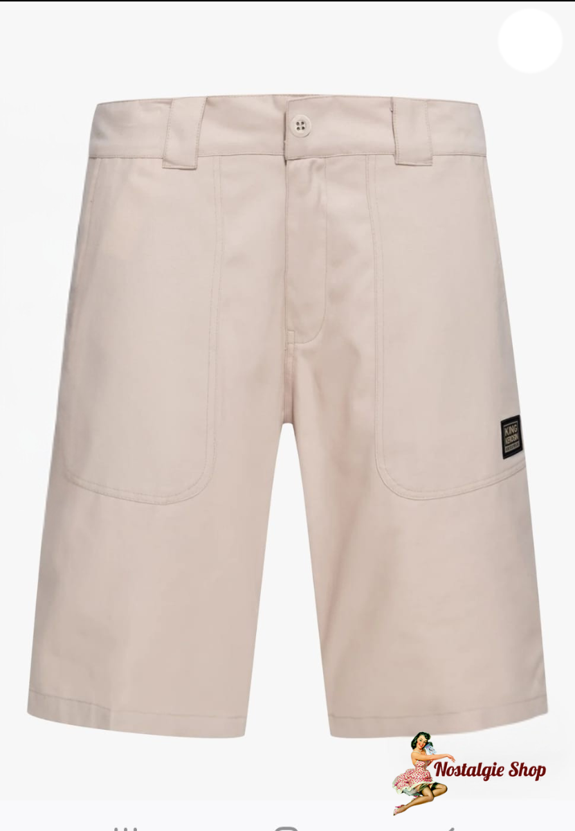 King Kerosin - Workwear Shorts in Sand