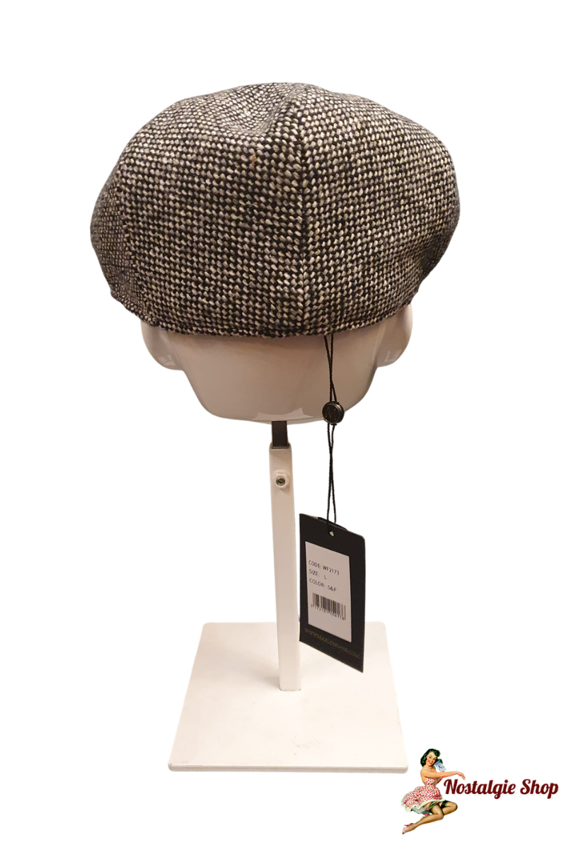 Maz - Salt & Pepper Flat Cap