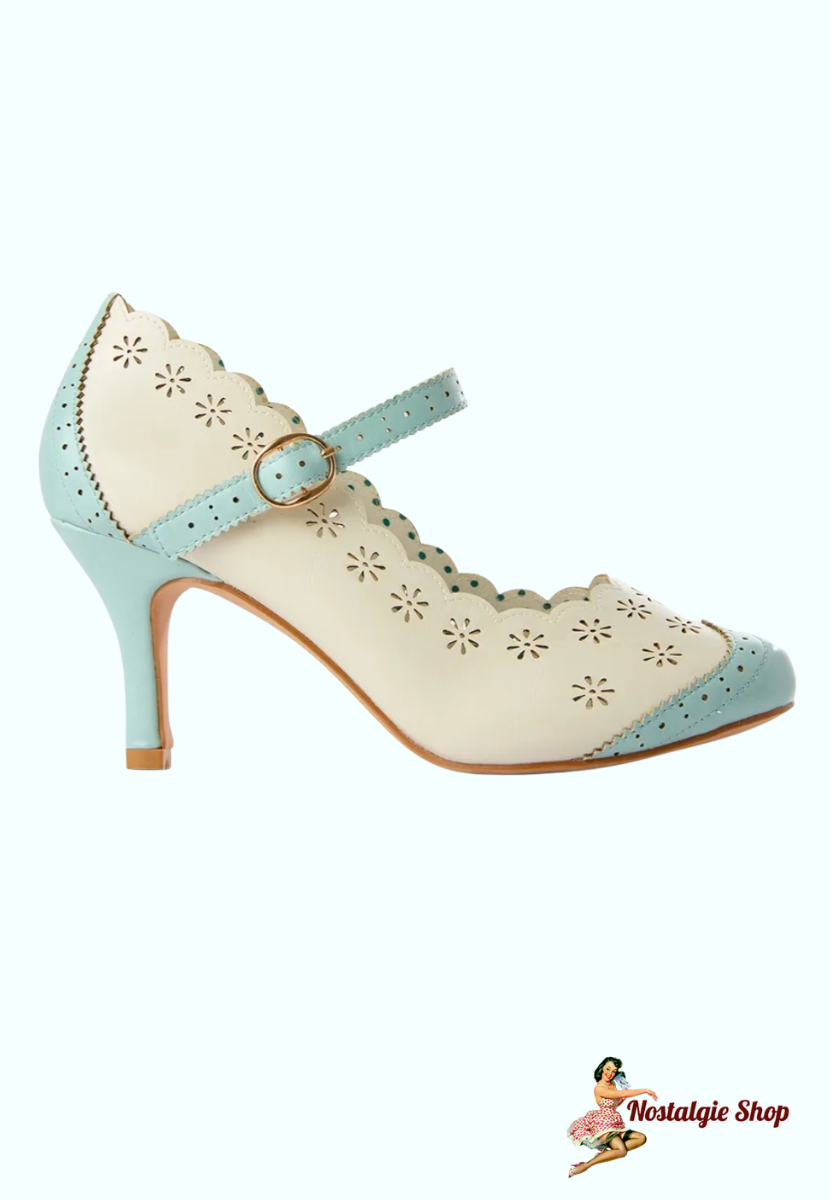 Joe Browns - Flora Pretty Mary Jane Shoes - Cream