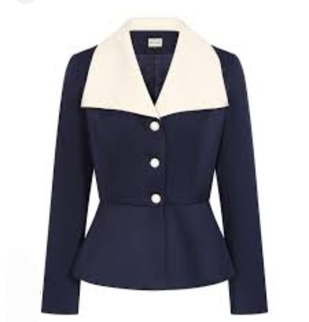 Banned - Retro 50s Leonia Blazer Navy