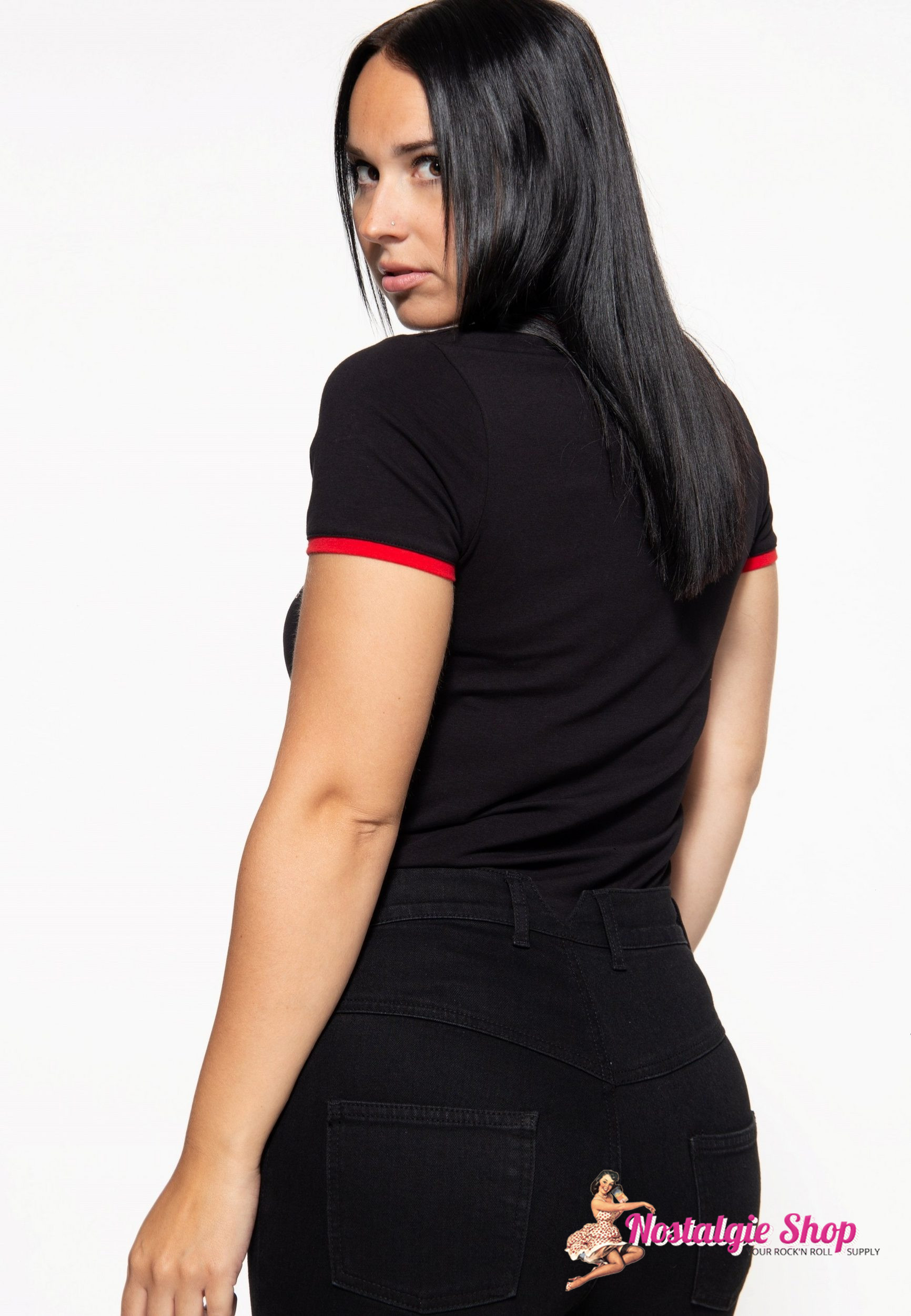 Queen Kerosin - Damen Vintage T-Shirt - East Side Babe