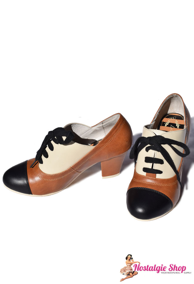 Lola Ramona Nostalgieshop Exklusiv - Ava Tan - Gr. 36 -