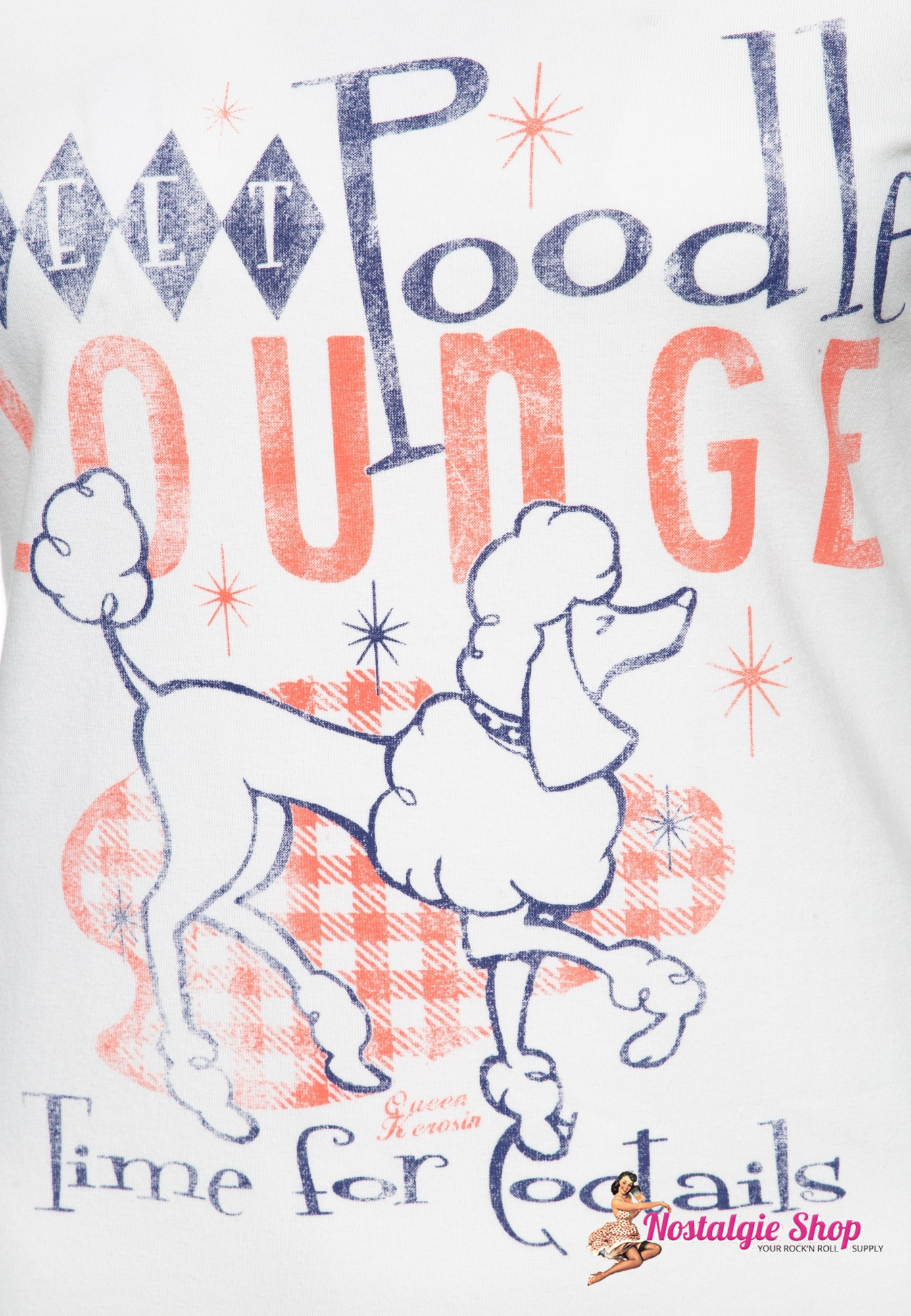 Queen Kerosin T-Shirt 50er Hollywood Poodle